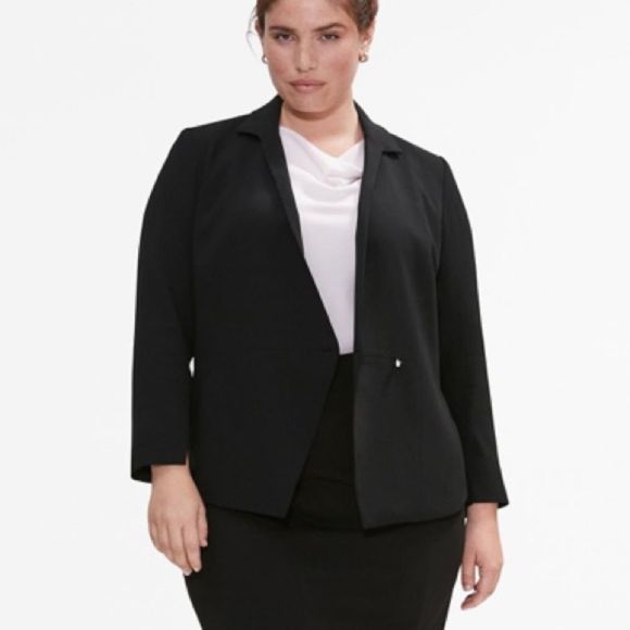 NEW MM Lafleur Wells Jacket Tailored Blazer Black